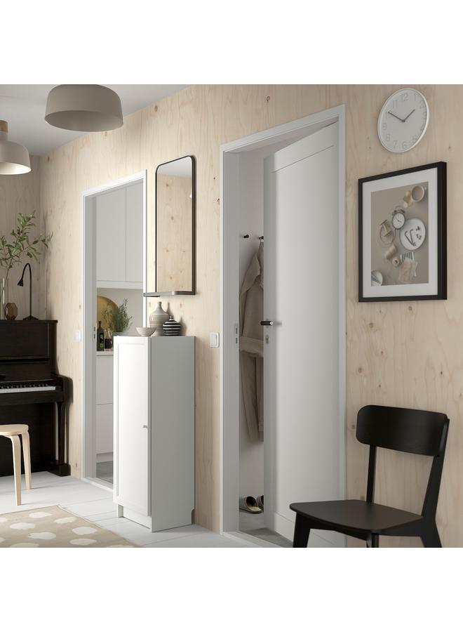 Zaboon Bookcase With Door, White, 40X30X106 Cm - Image 3