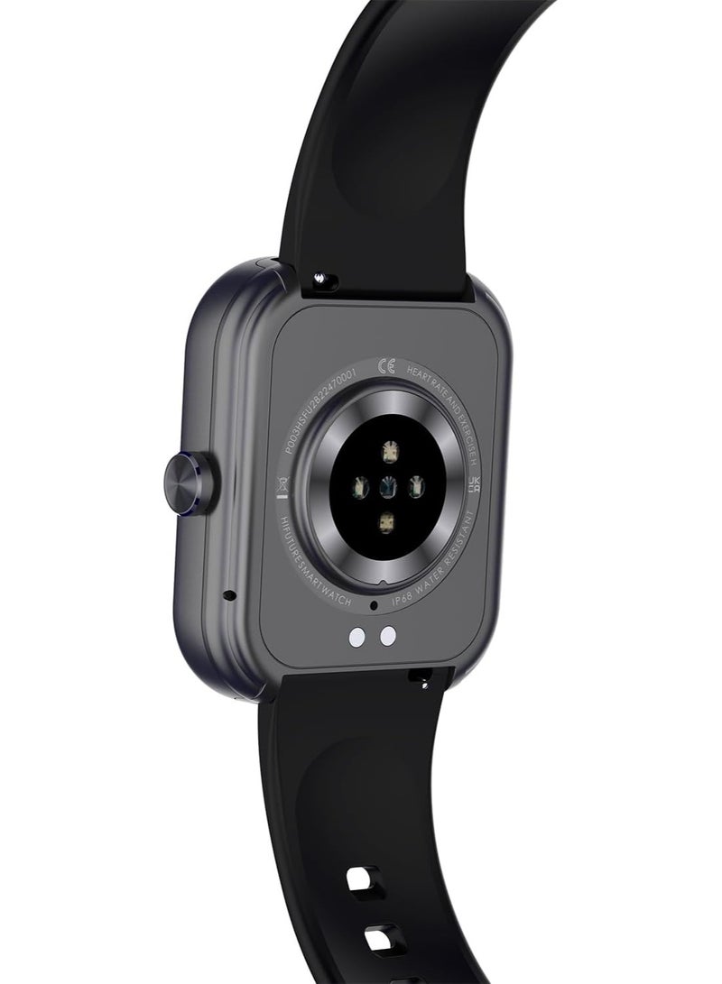 HiFuture FutureFit Ultra2 Pro 1.78" AMOLED Display, Bluetooth Calling, Sleep & Health Fitness Tracking, IP68 Waterproof, Long Battery Life - Black - Image 2
