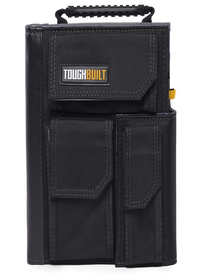 ToughBuilt - iPad Organizer + Grid Notebook, Heavy-Duty Jobsite Tablet Case with Grid Notebook, Protective 1680D Cover, Elastic Tool Loops & Document Storage - Image 2