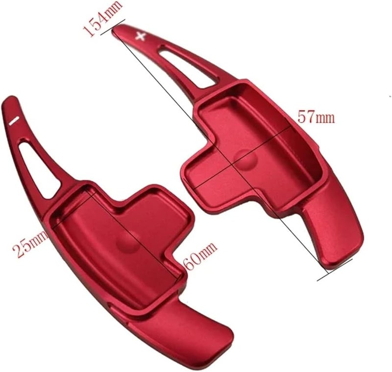 Black Steering Wheel Paddle Shift Extension For Mercedes Benz A B Class W176 W246 - Image 2