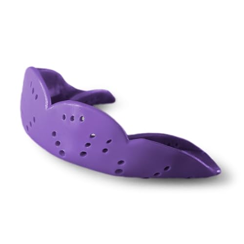 SISU Aero Small Mouthguard, Purple Punch - 1.6mm Thin - Custom-Molded Fit - Slim Design - Remoldable Up to 20 Times - for Team Sports - Non Toxic - Image 1