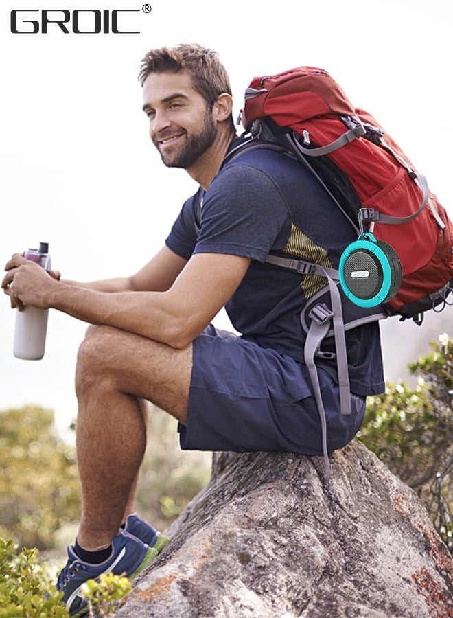 GROIC Portable Bluetooth Speaker,Waterproof Wireless Portable Outdoor Speaker,TWS Dual Pairing Wearable Speaker 5.0,,Bluetooth Speaker for Bicycle Scooter Riding Sports - Image 5