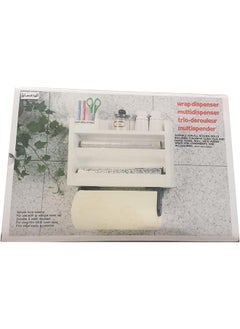 Generic Aldasan Paper Towel Holder Triple Purpose White 