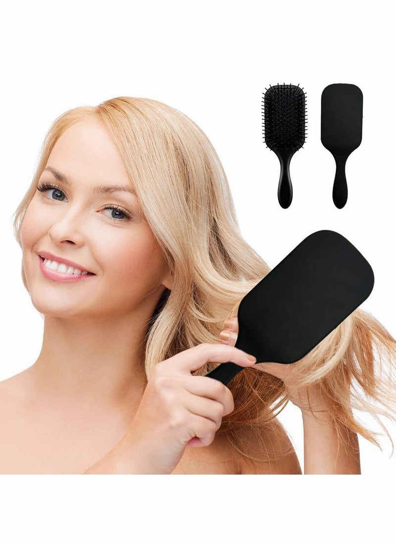 HomarKet - 4Pcs Paddle Hair Brush, Detangling Brush and Hair Comb Set for Men and Women, Great On Wet or Dry Hair, No More Tangle Hairbrush for Long Thick Thin Curly Natural Hair - Image 1