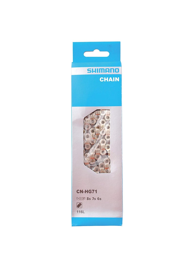 SHIMANO Shimano HG71 Bicycle Chains CNHG71 Bike Chain HG71 6 7 8 Speed ICNHG71116I  - Image 1