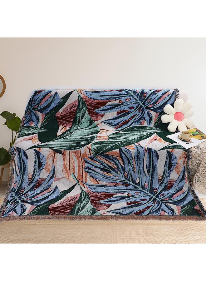 Bluejw Picnic Blanket Ethnic Style Camping Multi-functional Thread Blanket Customizable Sofa Blanket Sofa Towel Cover Blanket Camping Mat Picnic Mat - Image 1