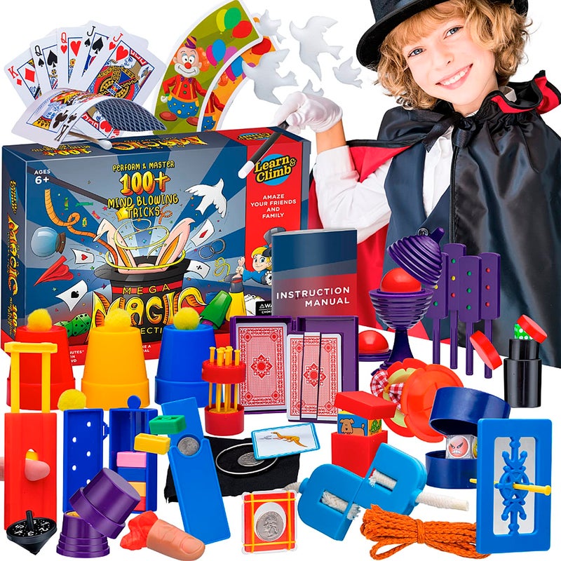 Learn & Climb Mega Magic Kit for Kids  Perform 100s of Todays Most Exciting Tricks  Magic Set with Tutorial Videos for Kids Ages 68 810 1012 - Image 2