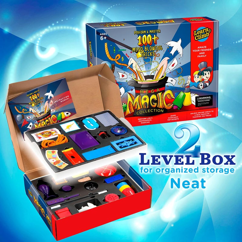 Learn & Climb Mega Magic Kit for Kids  Perform 100s of Todays Most Exciting Tricks  Magic Set with Tutorial Videos for Kids Ages 68 810 1012 - Image 3