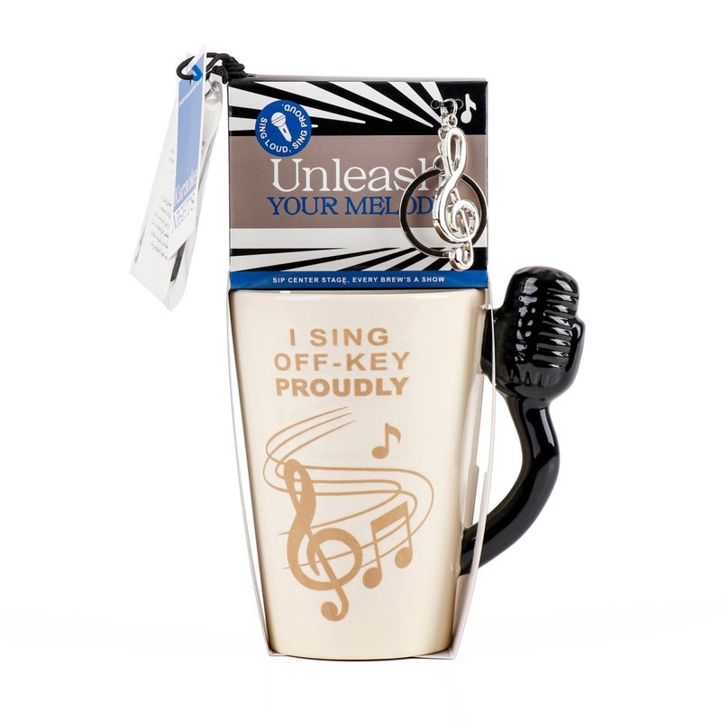 Midi Ceramic Cup Microphone Karaoke Nights Edition 480ml - Image 5