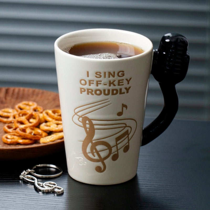 Midi Ceramic Cup Microphone Karaoke Nights Edition 480ml - Image 3