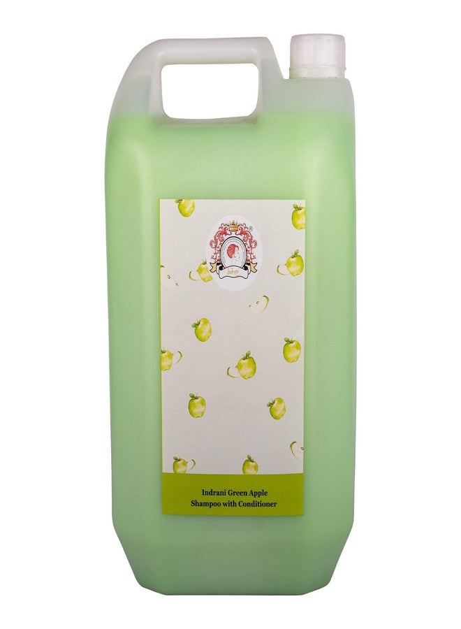 Indrani Cosmetics Indrani Green Apple Shampoo With Conditioner 1 Ltr. - Image 1