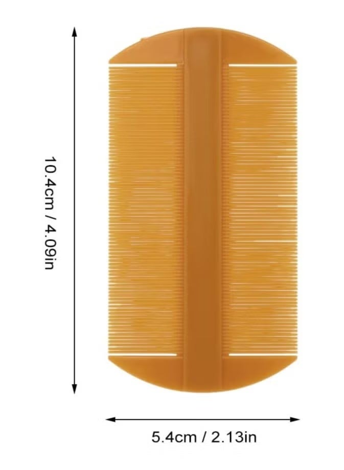 ROSE CARESS Double Edged Hair Comb Brown 0.012kg - Image 4