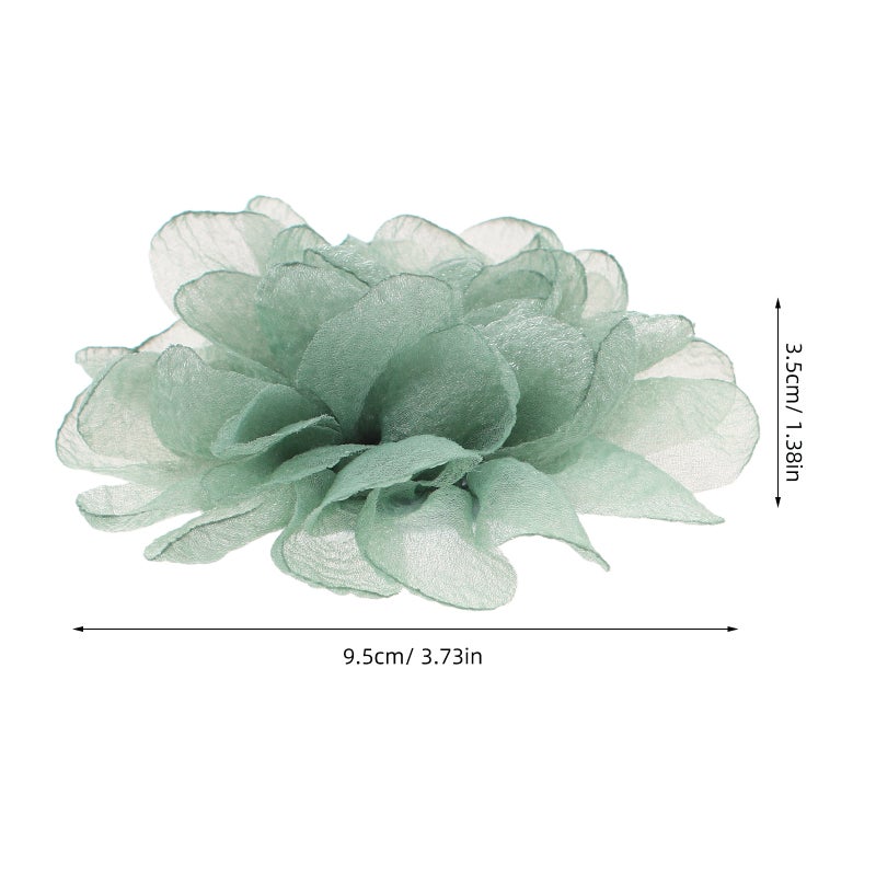 2pcs Detachable Flower Shoe Clips Cloth Decorative Shoe Buckles Diy Shoe Accessories Elegant Shoe Decorations Flower Shoe Clips For Women - Image 5