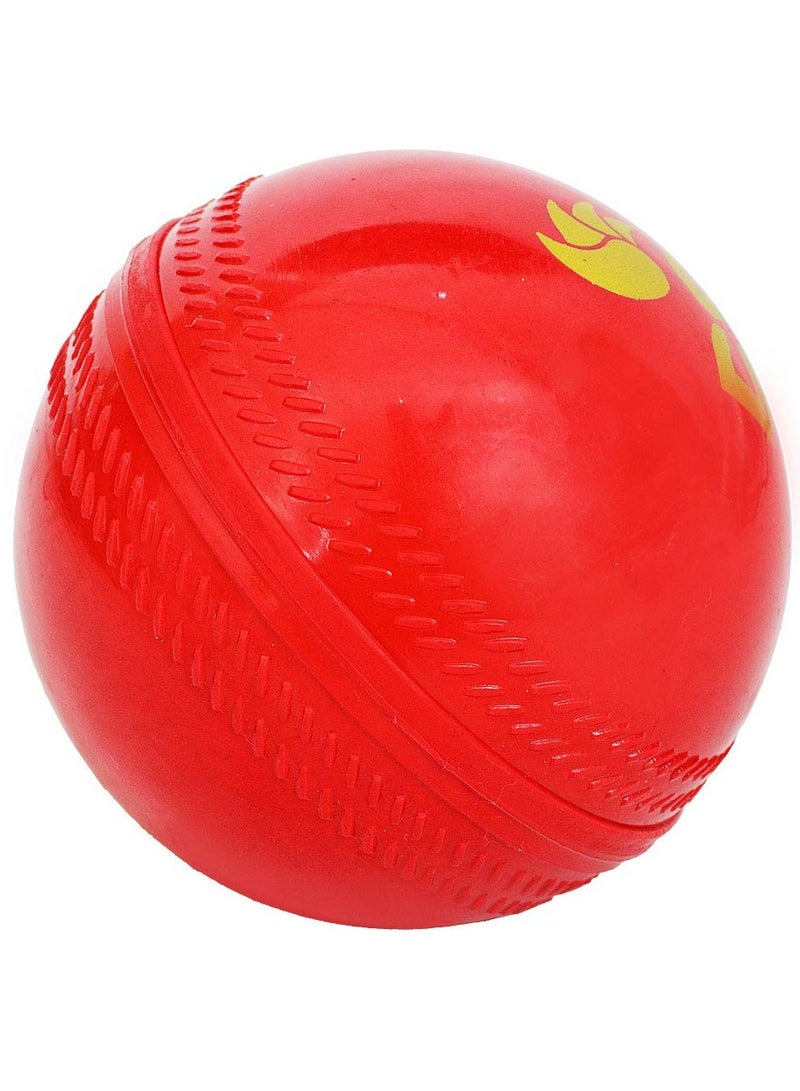 DSC Hunt Tennis Cricket Ball | Color: Red | Materail: Synthetic | Skill level: ‎Beginner | Weatherproof | Fine And Superior Quality | Pack of 1 | Playing Surface: Indoor/Outdoor - Image 3