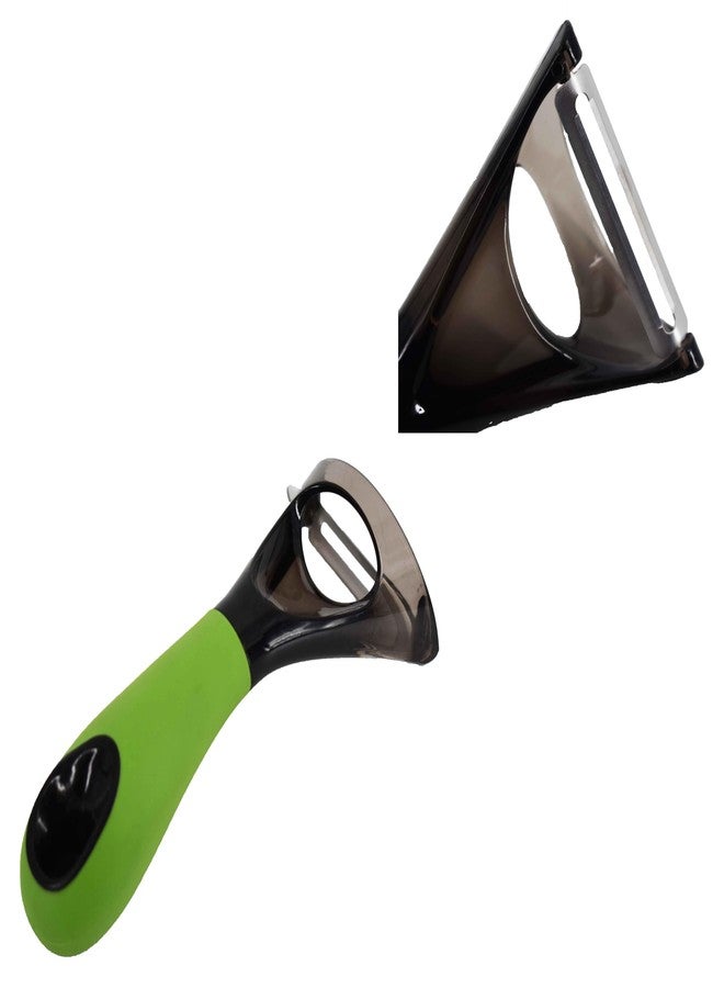 UNIWARE 70708 Uniware Professional Non-stick Kitchen Gadgets with Weighted Handle and Integrated Tool Rests (Y Peeler, Green) - Image 2