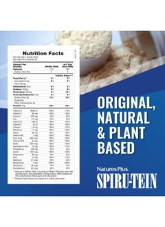 Nature's Plus Naturesplus Spirutein Shake Banana Flavor 2.4 Lbs Spirulina Protein Powder Plant Based Meal Replacement Vitamins & Minerals For Energy Vegetarian Glutenfree 32 Servings  - Image 5