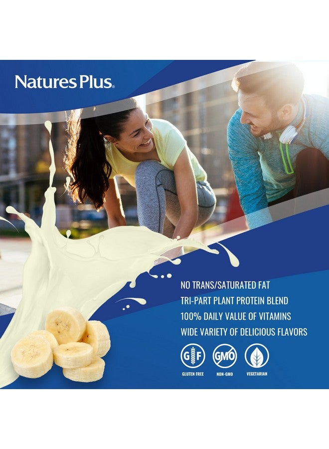 Nature's Plus Naturesplus Spirutein Shake Banana Flavor 2.4 Lbs Spirulina Protein Powder Plant Based Meal Replacement Vitamins & Minerals For Energy Vegetarian Glutenfree 32 Servings - Image 3