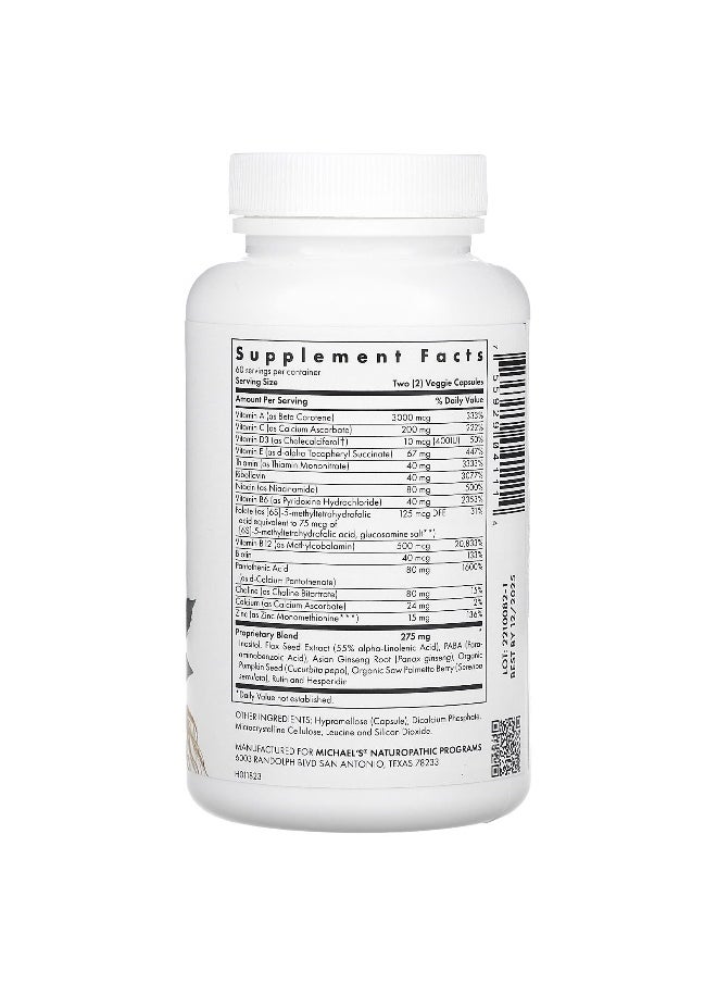 Michael's Naturopathic - Michael's Naturopathic, Teen Boys Multivitamin, 120 Vegetarian Capsules - Image 1
