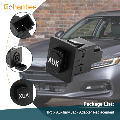 gohantee Auxiliary Input Jack Accord Aux Port Replacement for Honda Accord CROSSTOUR Pilot Auxiliary Input Jack Assembly 39112-TA0-A01 - Image 5