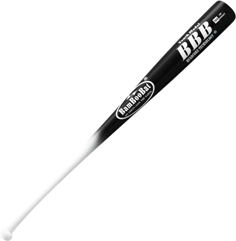 by Pinnacle Sports Equipment INC. Youth Durable Bamboo Baseball Bat for Players Aging 5-13 Years Old - 100 Day Warranty