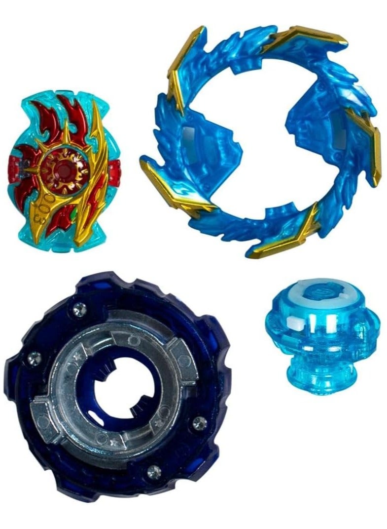 Beyblade-Beybattle Burst Sparking Battle Stadium Set S5 (Kolossal Helios .Zn 1B and Super Hyperion Xc 1A) | Includes 2 Spinning Tops and 2 Launchers | Takara Tomy | Gift for Beyblade Lovers and Kids - Image 5