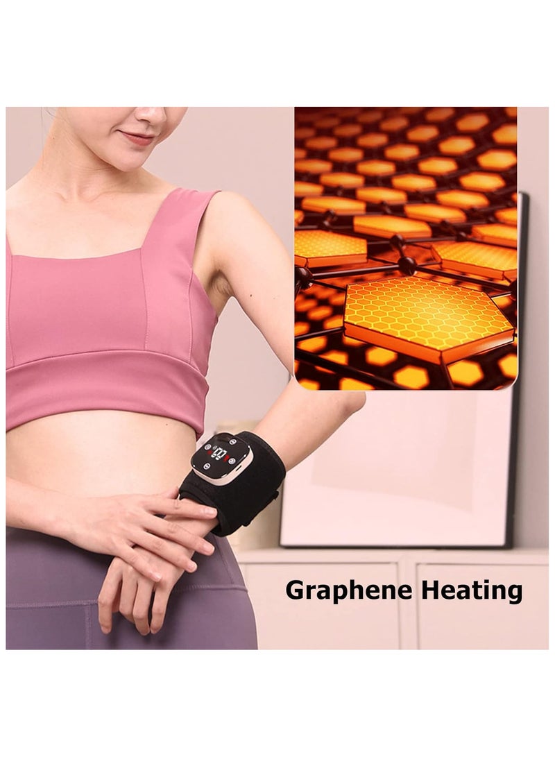 general Heating Hand Massage Wrap 19 Strength 6 Modes Constant Temperature Electric Wrist Joint Massager for Palm Finger Numbness Fatigue Soreness Relief - Image 2