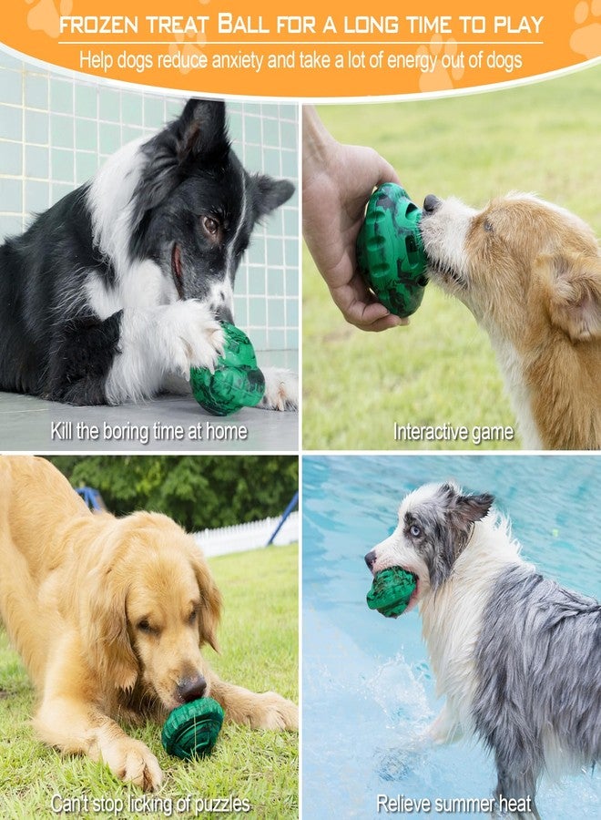luckdoor Dog Toys to Keep Them Busy,Frozen Treat Dog Enrichment Toys,Slow Food Training to Relieve Boredom and Stimulating,Dog Puzzle Treat Food Dispensing Ball Toy for Small Medium Large Dogs - Image 3