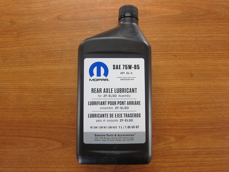 Mopar One Quart SAE 75W-85 Rear Axle Lubricant for ZF-ELSD Assemblies OEM - Image 5
