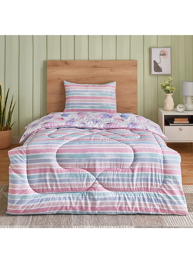 Home Box Flutterby Dreamscape 2-Piece Microfibre Twin Comforter Set 160 x 220 cm  - Image 3