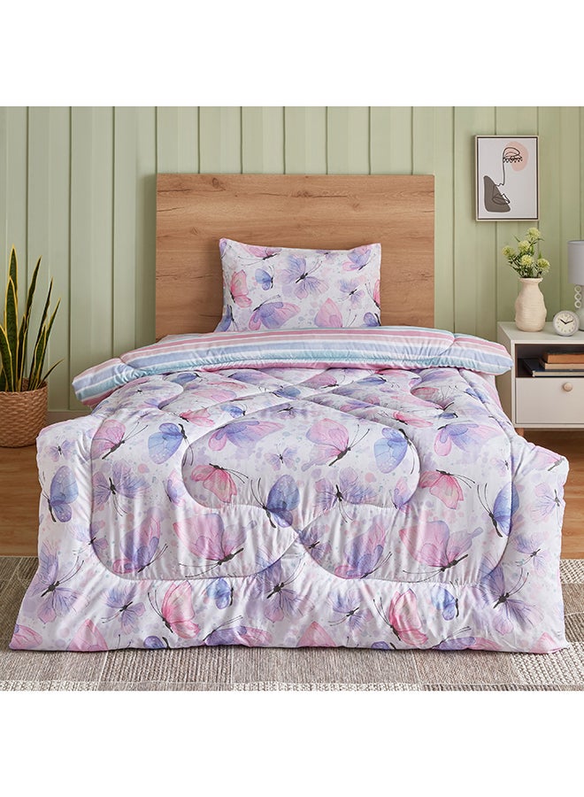 Home Box Flutterby Dreamscape 2-Piece Microfibre Twin Comforter Set 160 x 220 cm  - Image 2