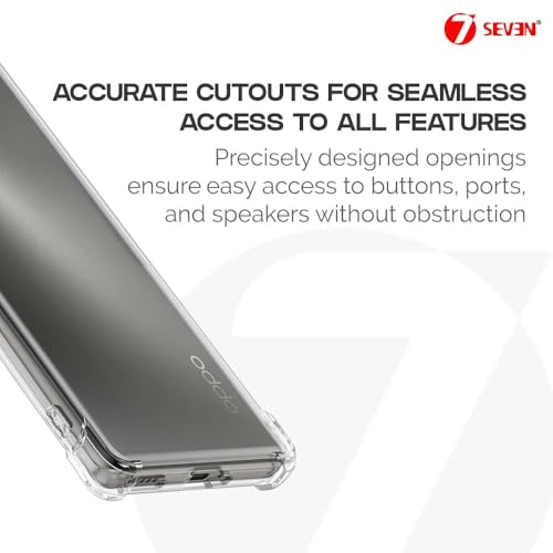7-Seven 7SEVEN® Back Cover for Oppo Reno 11 Pro 5G Transparent Mobile Back Case Shock Proof Design Camera Edges Protection Crystal Clear Phone Case Silicon Soft TPU and Flexible Bumper Phone Cover - Image 4