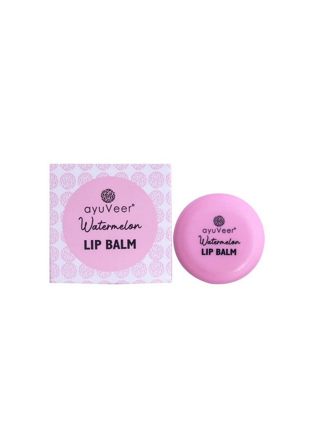 Ayuveer Watermelon Lip Balm to Hydrate, Moisturize & Lighten Dark Pigmented Lips, Soothe & Heal Dry, Chapped & Damaged for Soft, Healthy Lips | For Men and Women, 10 G - Image 1