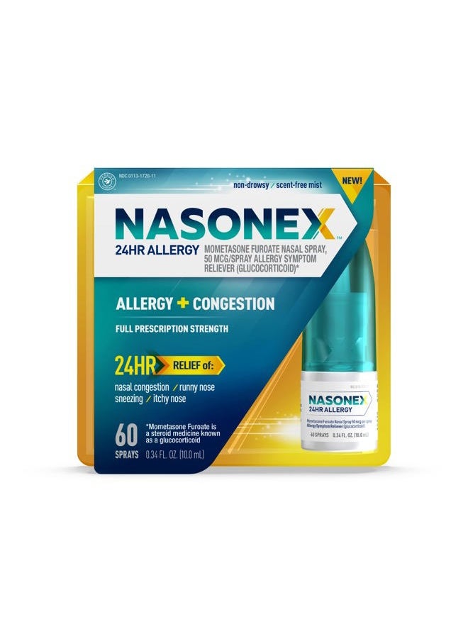 NASONEX - بخاخ الأنف للحساسية لمدة 24 ساعة 60 رذاذ - Image 1