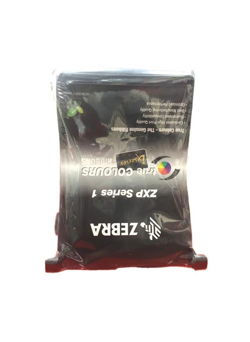 ZEBRA 800011-140 100 Prints Color Ribbon For Zxp Series 1 Ymcko Multicolour - Image 3