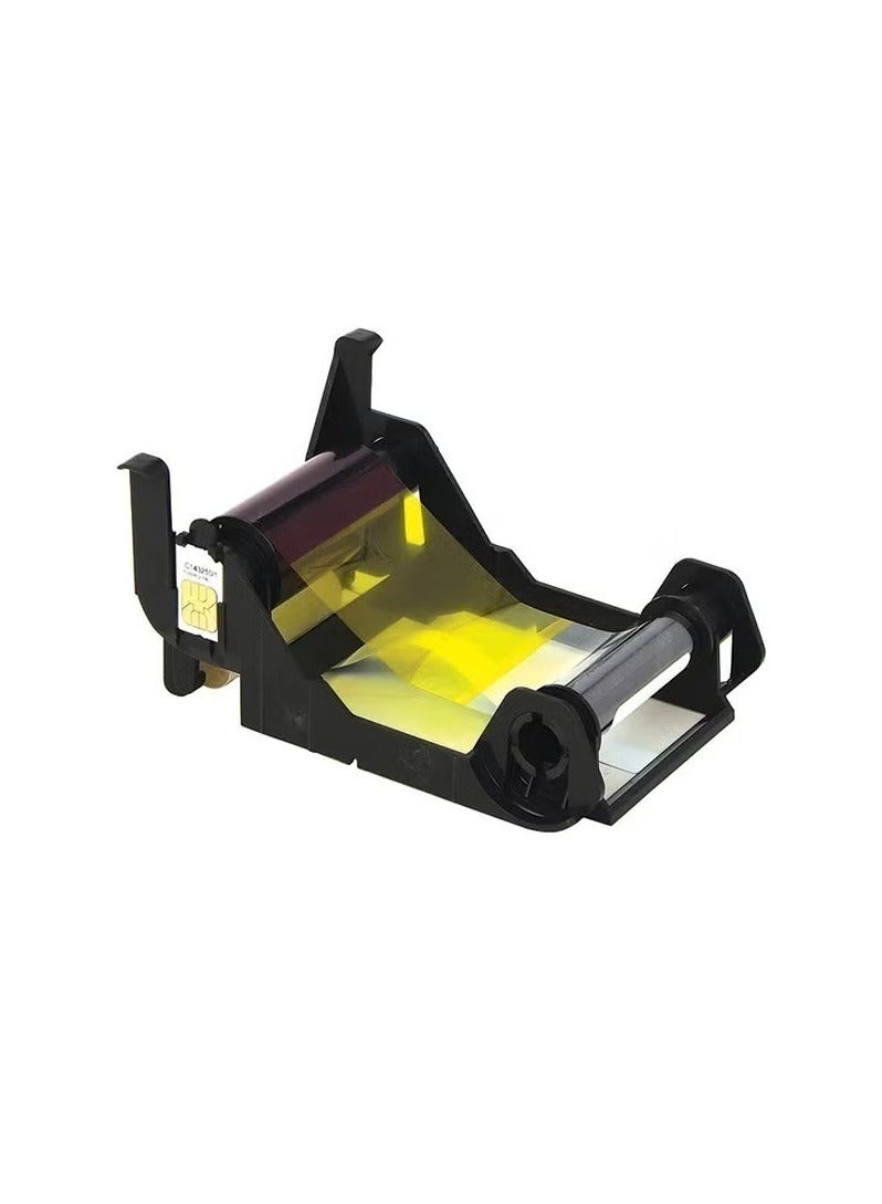 ZEBRA 800011-140 100 Prints Color Ribbon For Zxp Series 1 Ymcko Multicolour - Image 1