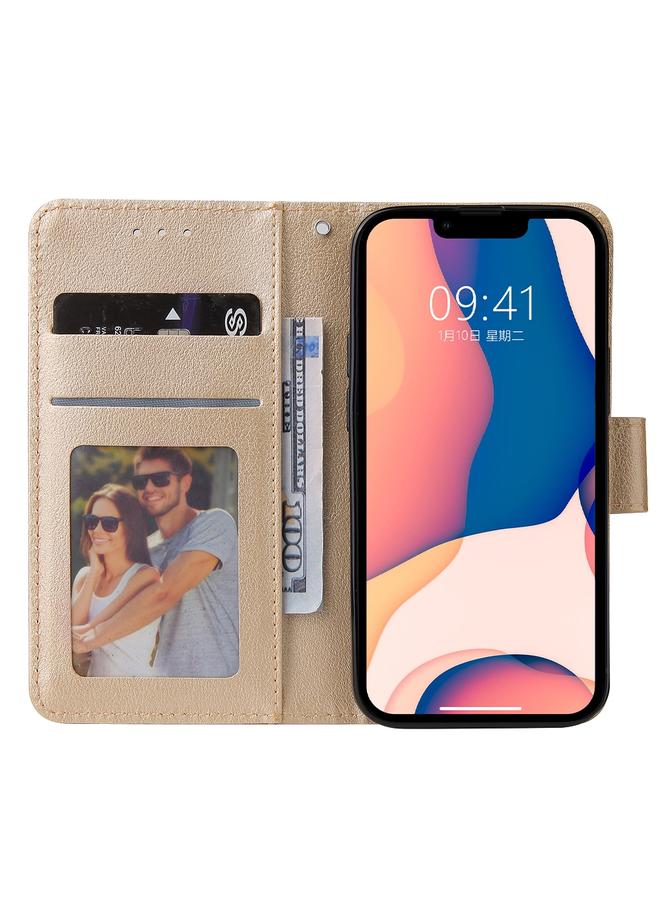 S-TOP Case For iPhone 14 Plus Multifunctional Horizontal Flip Leather Case with Three Card Slot - Image 4