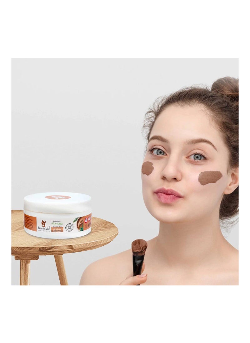 BEAUTY VOC Mineral Rich Mud Mask for Deep Purification and Detoxification, Unclog Pores, Absorb Excess Oil, and Reveal Refreshed, Rejuvenated Skin for a Clearer, Smoother, and Radiant Complexion, 300g  - Image 3
