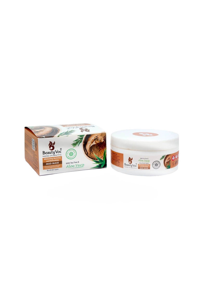 BEAUTY VOC Mineral Rich Mud Mask for Deep Purification and Detoxification, Unclog Pores, Absorb Excess Oil, and Reveal Refreshed, Rejuvenated Skin for a Clearer, Smoother, and Radiant Complexion, 300g  - Image 2