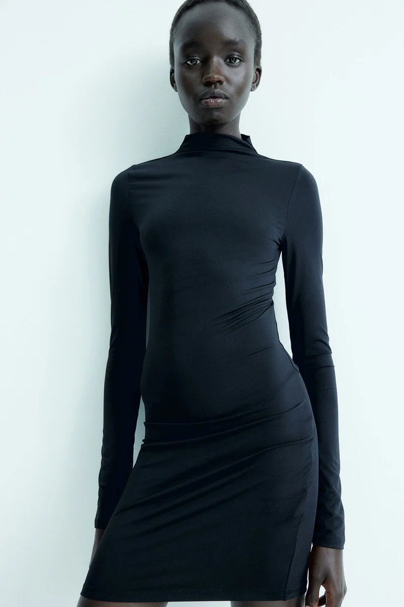 اتش اند ام Turtleneck Mini Dress