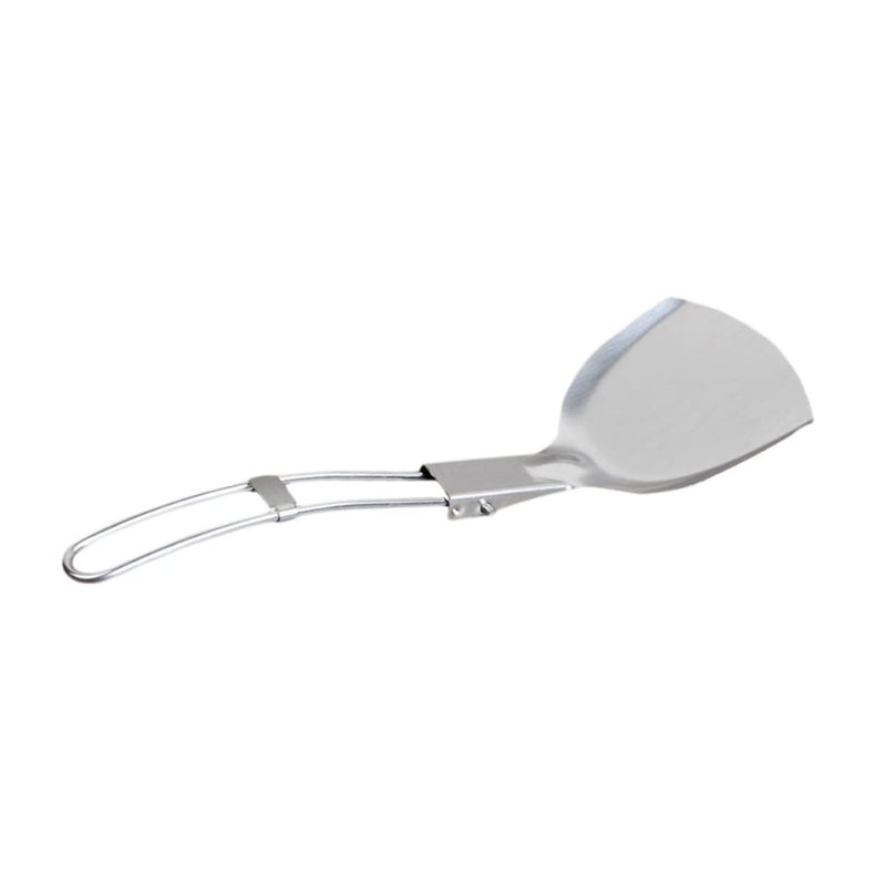 Compact Stainless Steel Bbq Spatula For Outdoor Camping Picnic Cooking - Image 2
