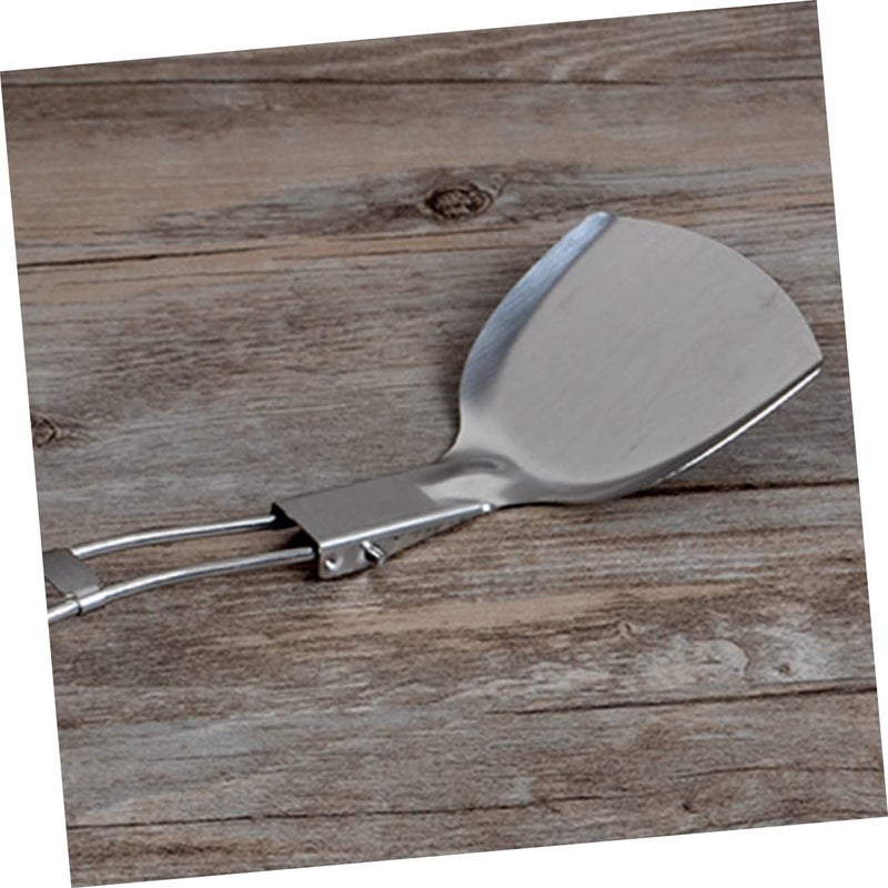 Compact Stainless Steel Bbq Spatula For Outdoor Camping Picnic Cooking - Image 5