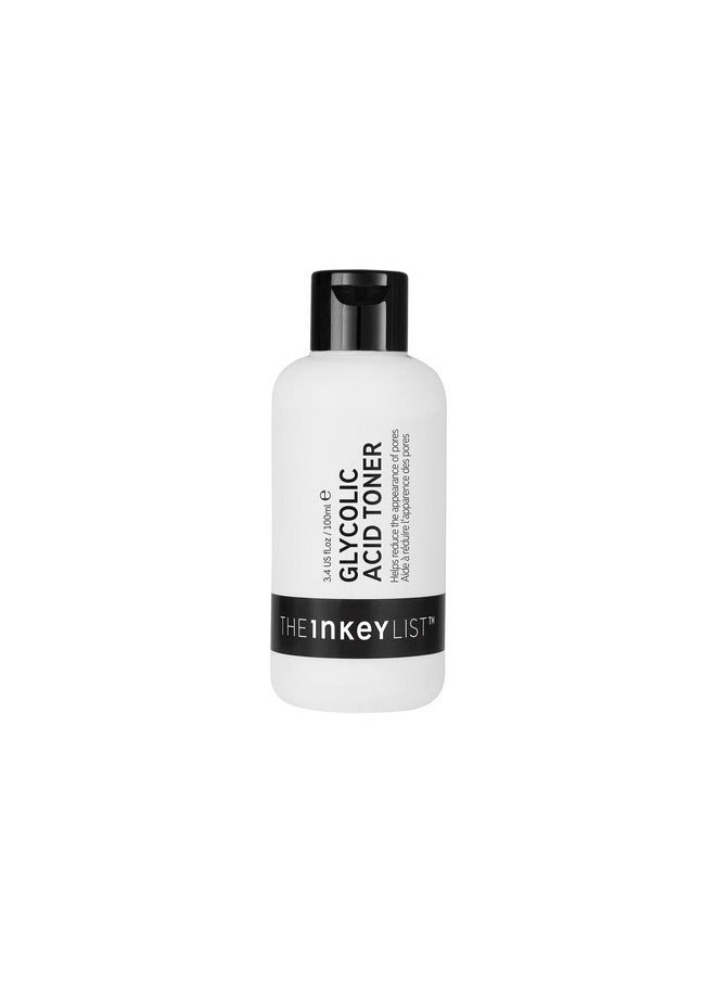 The Inkey List The INKEY List Glycolic Acid Toner, Exfoliator to Reduce Pore Size, Blur Fine Lines and Even Skin Tone, 3.38 fl oz  - Image 1