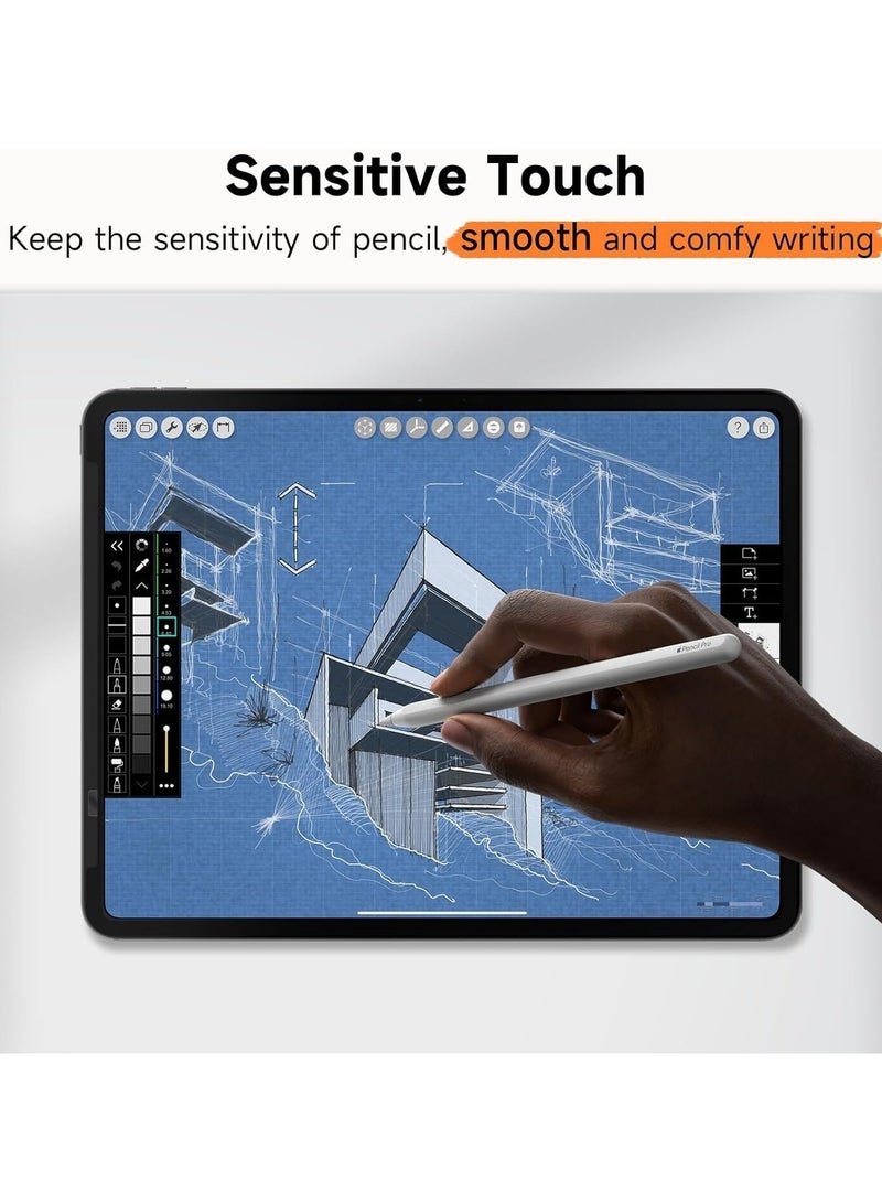 【1 Pack】 Privacy Screen Protector for IPad Mini 7 2024 (A17 Pro), Anti Glare Blue Light 4 Way Anti Spy Screen Filter, Ultra HD, Anti-Scratch, Bubble-Free, Easy Install Glass - Image 5