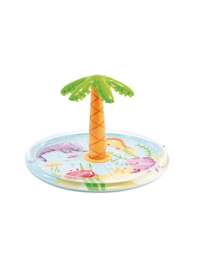 INTEX Inflatable Palm Tree Spray Pool - Image 1
