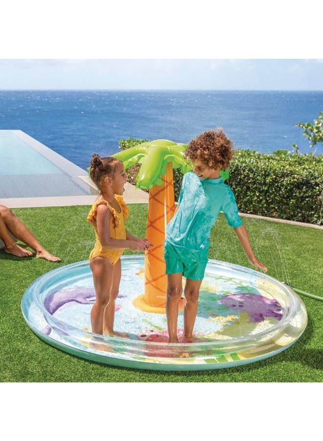 INTEX Inflatable Palm Tree Spray Pool - Image 3