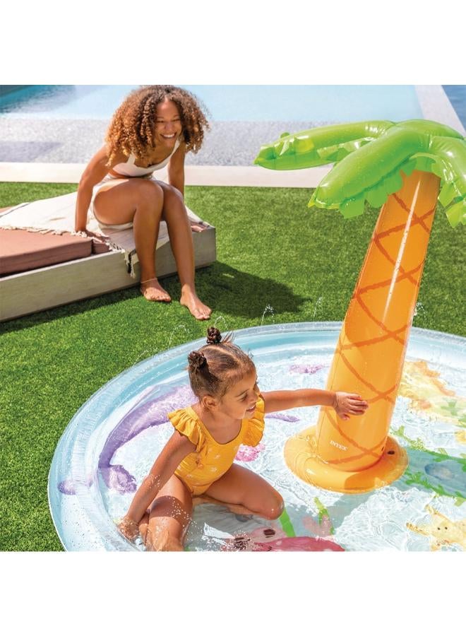 INTEX Inflatable Palm Tree Spray Pool - Image 4