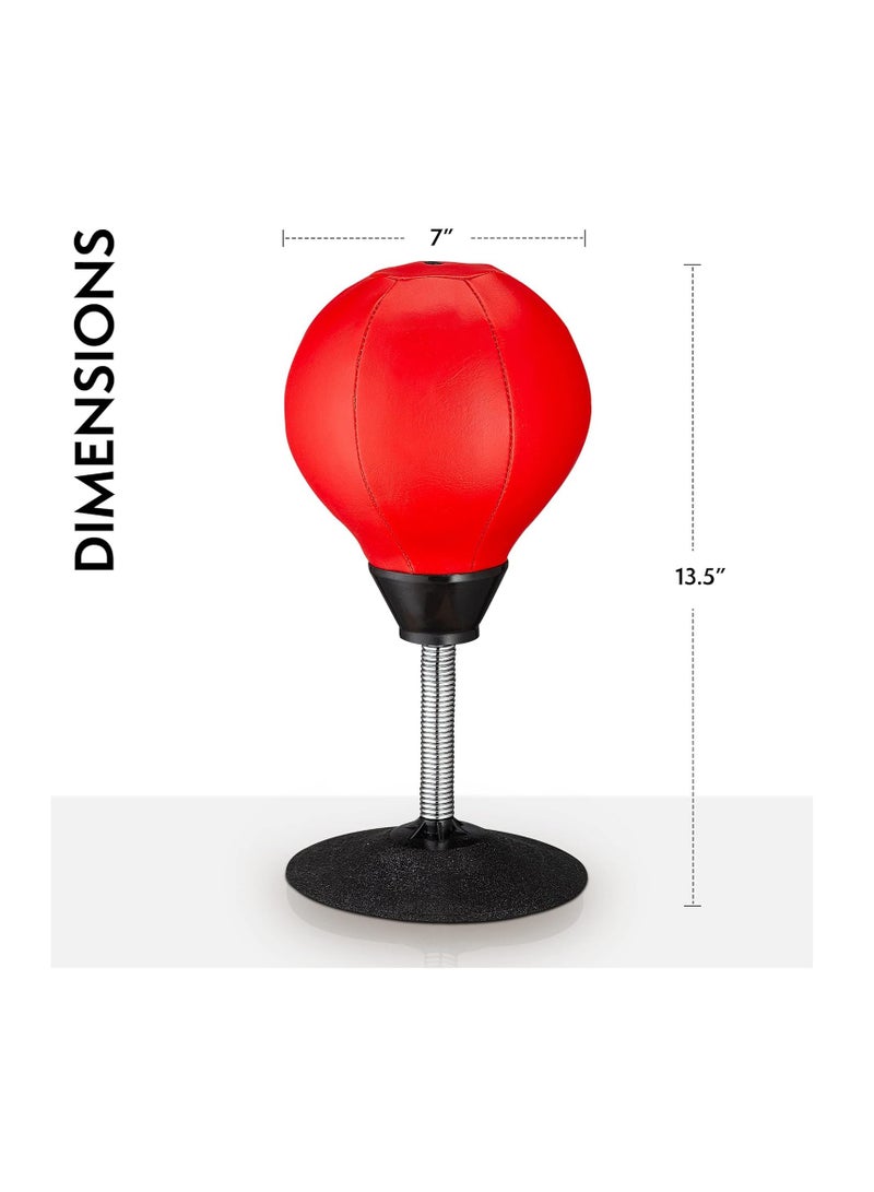 Generic Desktop Punching Bag - Suctions to Your Desk, Heavy Duty Stress Relief Boxing Bag, Ideal White Elephant Gift for Boss or Coworker - Image 4