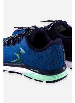361 Degrees Women Strata 4 Lace Up Outdoor Shoes, Blue Combo  - Image 2