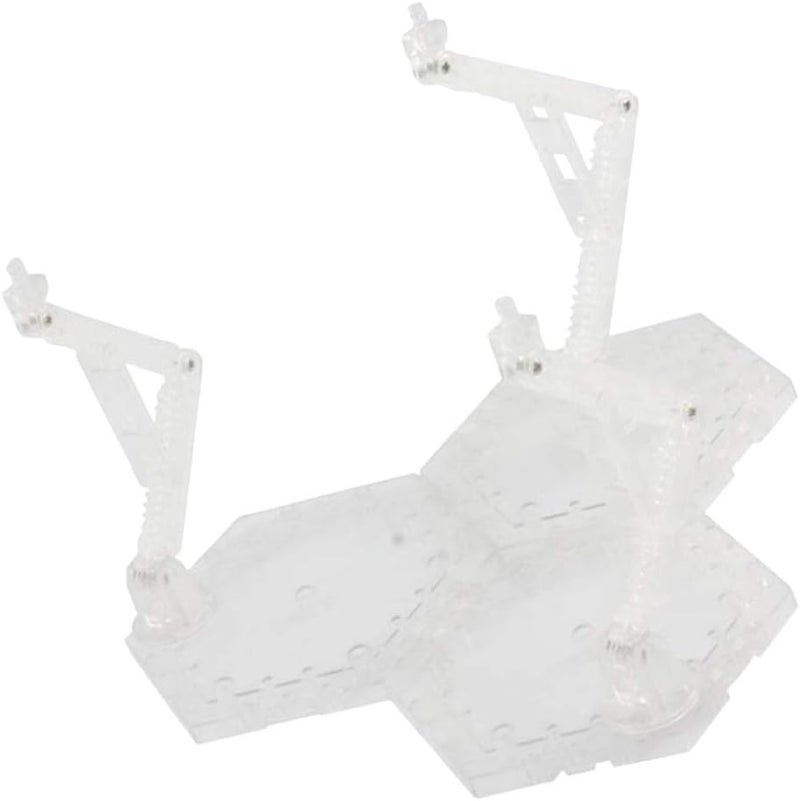 klarako Action Base Display Stand Rack for 1/144 RG MG Gundam DIY Accessories  Clear, 21x21x18.5cm - Image 4