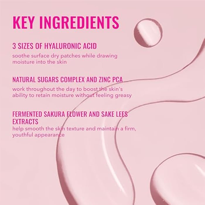 Good Molecules Sakura Hyaluronic Acid Boosting Essence - Ultra Hydrating Facial Moisturizer - Skincare for Hydration, Tightening, Anti Aging, Instant Glow - Skin Care for Face - Image 3